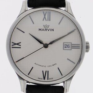 Marvin Watches M117-12 Stainless Steel/leather Mechanical Automatic